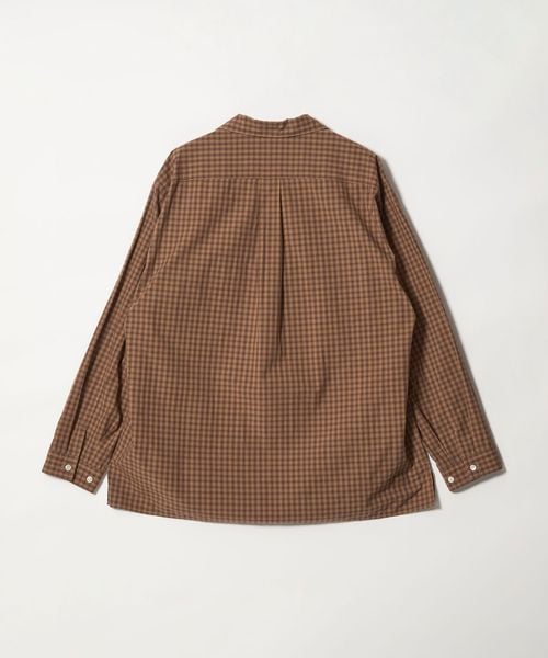 Steven Alan＞ 60 シック チェック オープンカラー シャツ