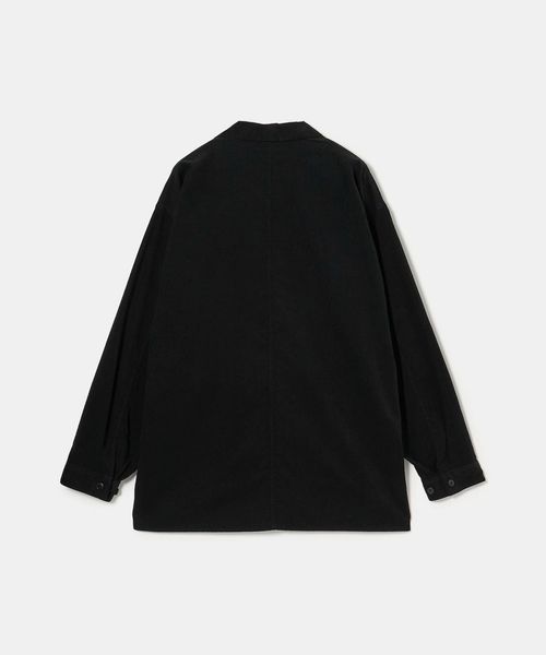 steven alan コーデュロイ ノーカラー ジャケット Steven Alan＞ マイクロ コーデュロイ オープンカラー オーバー
