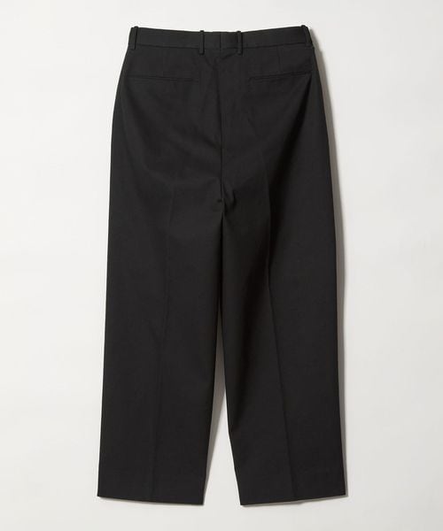 Steven Alan＞ ドリル インツープリーツ ドレス トラウザーズ