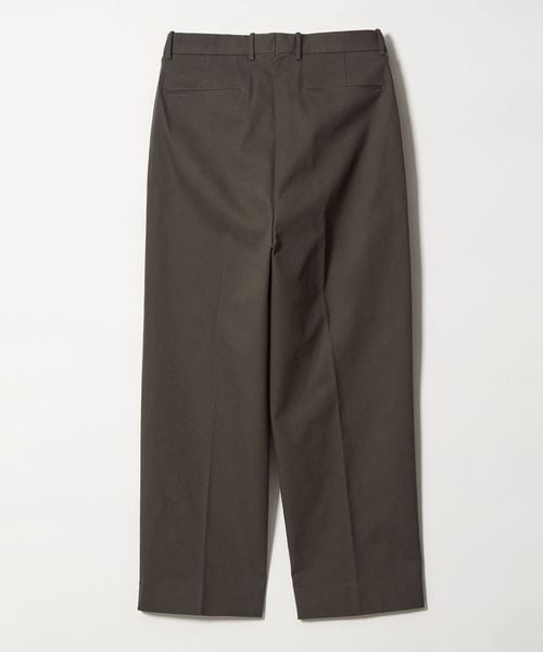 steven alan ミディアムグレー  ツープリーツ ドレストラウザー M STEVEN ALAN スラックス 「Steven Alan」 サプレックス インツー