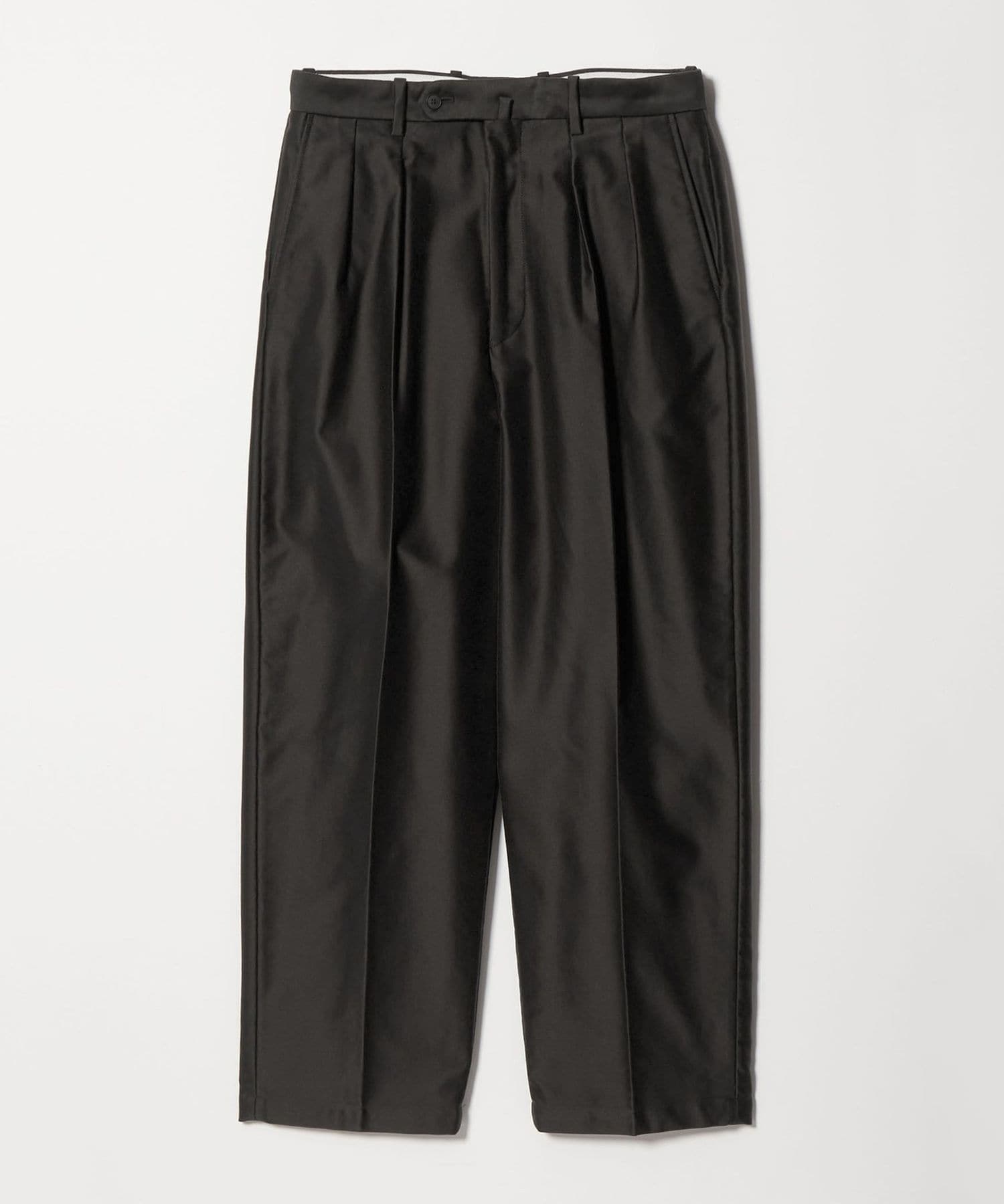 Steven Alan モールスキン インツープリーツ ドレス トラウザーズ　L STEVEN ALAN スラックス 「Steven Alan」 13.5oz デニム イン