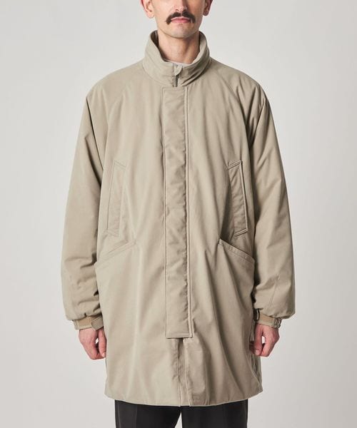 24aw Steven Alan パデット スタンド コート Steven Alan> ブラッシュド パデッド スタンド コート