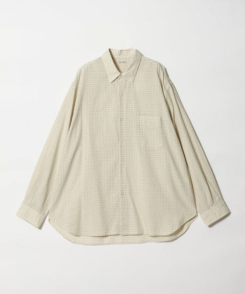 steven alan/＜Steven Alan＞ オーガニックコットン ドビー チェック レギュラーカラー シャツ LOOSE/シャツ / ブラウス