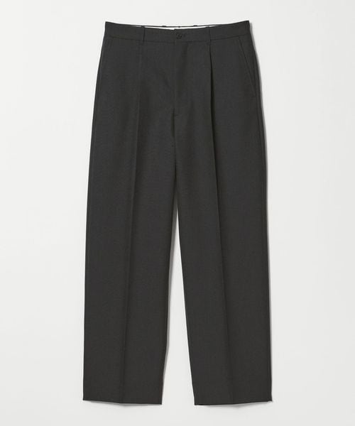 steven alan/＜Steven Alan＞ ウール オックスフォード アウト ワンプリーツ スラックス/スラックス