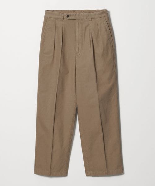 steven alan/＜Steven Alan＞ ガーメントダイ ハイツイスト イン ツープリーツ ドレス トラウザーズ/スラックス