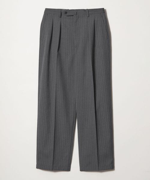 steven alan/＜Steven Alan＞ TW ストライプ イン ツープリーツ ドレス トラウザーズII/スラックス