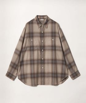 steven alan/＜Steven Alan＞ ウール オンブレ チェック レギュラーカラー シャツ LOOSE/シャツ / ブラウス