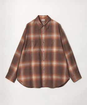 steven alan/＜Steven Alan＞ ウール オンブレ チェック レギュラーカラー シャツ LOOSE/シャツ / ブラウス