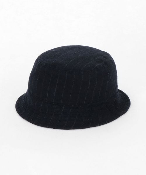 steven alan/＜Steven Alan＞ ブラッシュド フランネル バケットハット ネイビー/ハット