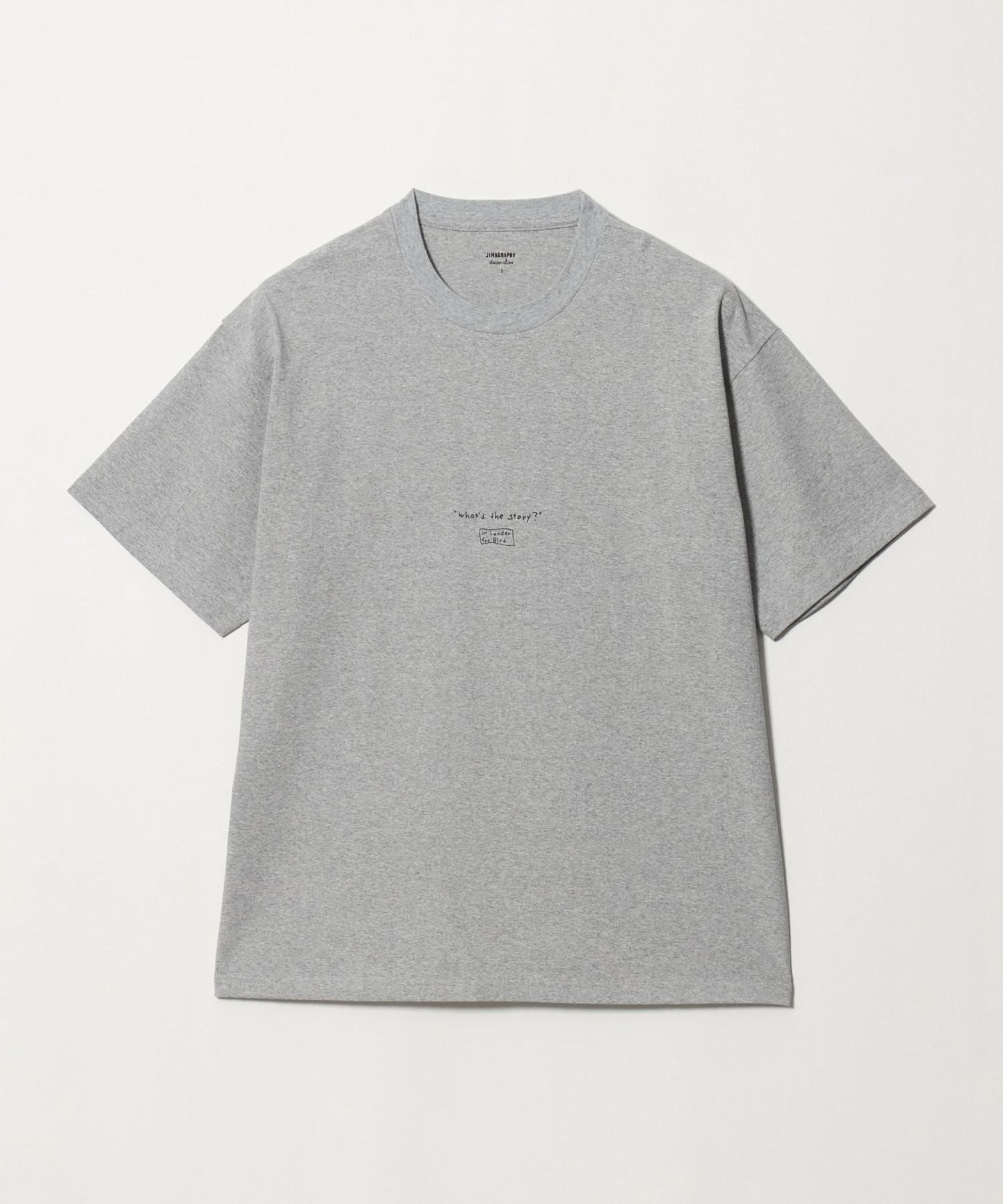 JIMA × Steven Alan＞ WTS TEE GRY/Tシャツ