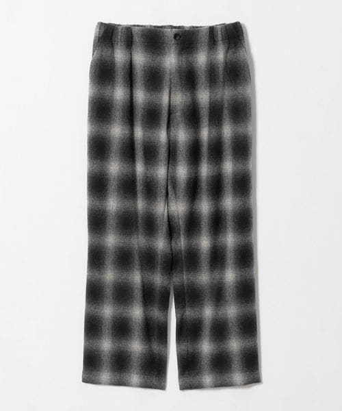 Pelemele/＜Pelemele × Steven Alan＞ WL OMBRE CHECK EASY PANTS/パンツ/イージーパンツ