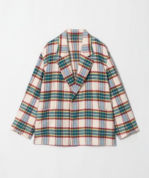 Pelemele/＜Pelemele＞ NEL CHECK COVERALL JACKET 03/ジャケット/テーラードジャケット