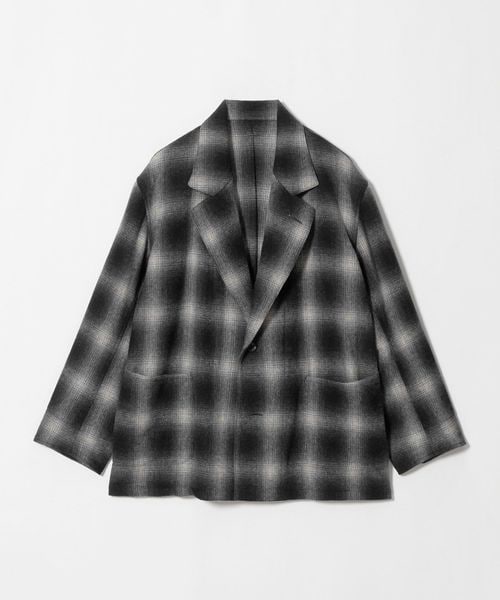 Pelemele/＜Pelemele × Steven Alan＞ WL OMBRE CHECK COVERALL JACKET/ジャケット/テーラードジャケット