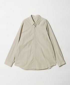 steven alan/＜Steven Alan＞ オーガニックコットン マイクロチェック リバースシーム シャツ LOOSE/シャツ / ブラウス