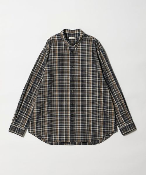 steven alan/＜Steven Alan＞ マドラスチェック シングルニードル シャツ LOOSE/シャツ / ブラウス