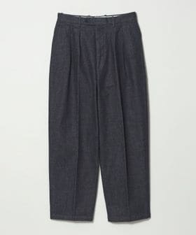 steven alan/＜Steven Alan＞ 13.5oz デニム インツープリーツ ドレス トラウザーズ/スラックス