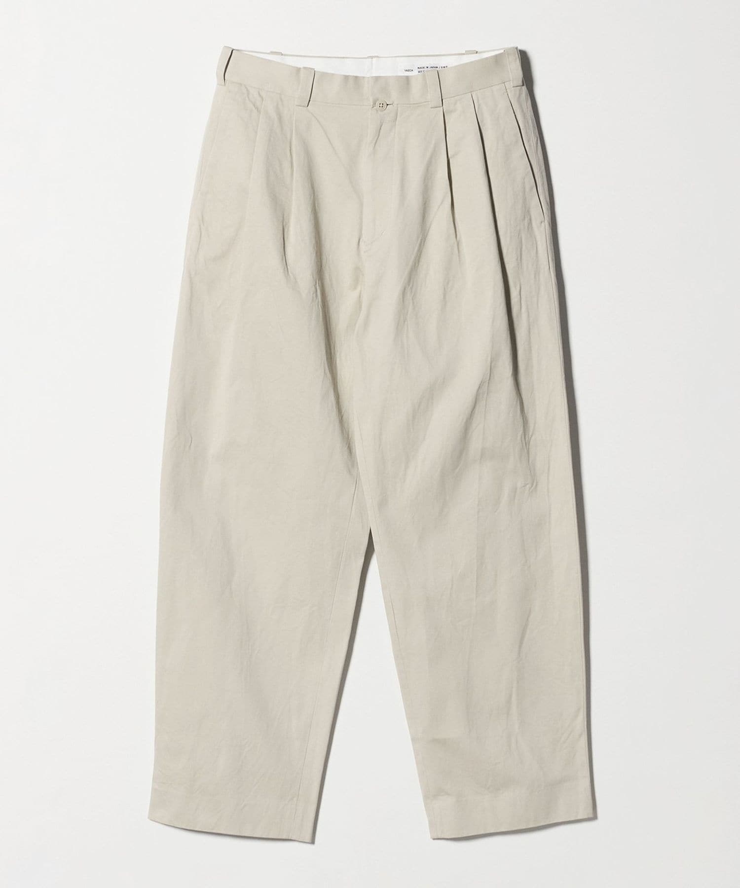 YAECA＞ CHINO TROUSERS 2TUCK /STRAIGHT/パンツ
