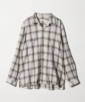 LOBS Adventure Clothing/＜LOBS Adventure Clothing × Steven Alan＞ OMBRE CHECK OPEN COLLAR SHIRT/シャツ/シャツ / ブラウス