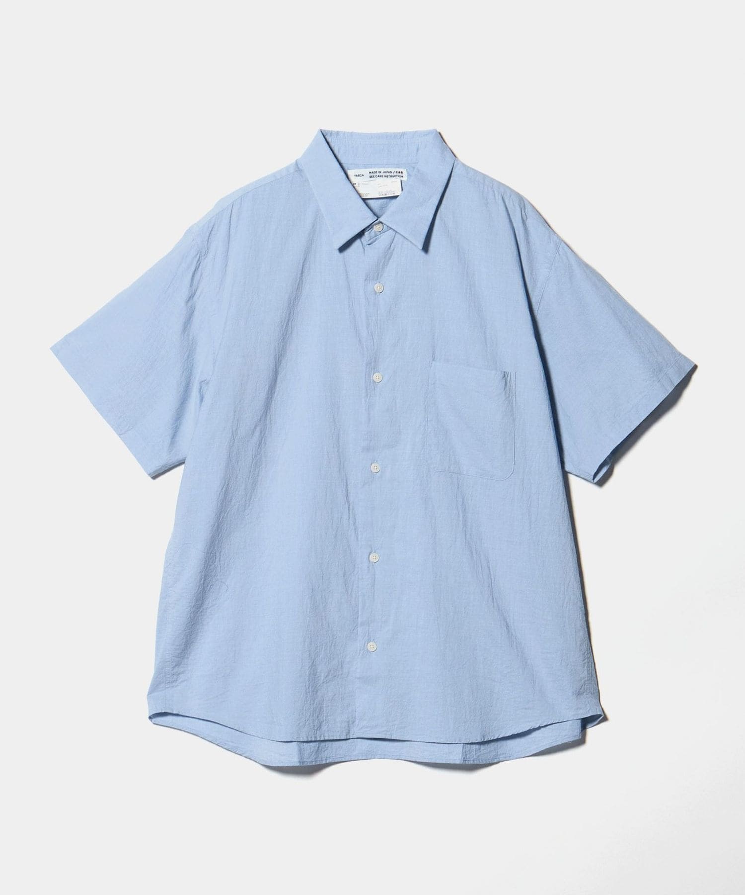 YAECA＞ BUTTON SHIRT SHORT SLEEVE WIDE/シャツ