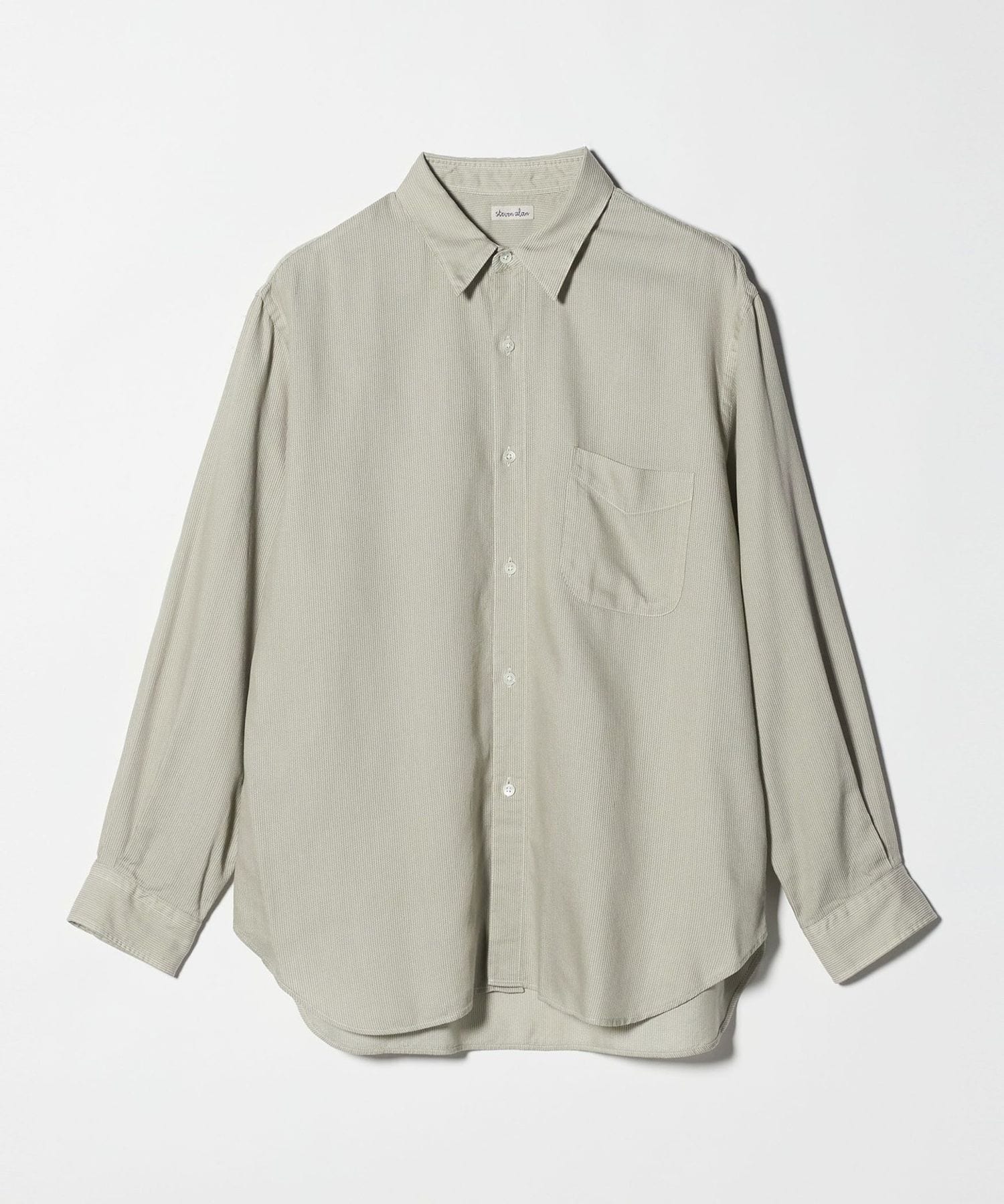 Steven Alan ドレープ コードレーン レギュラーカラー シャツ Steven Alan＞ ドレープ コードレーン レギュラーカラー シャツ LOOSE