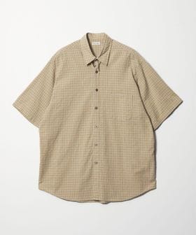 steven alan/＜Steven Alan＞ ドビー チェック リバースシーム ショートスリーブ シャツ/シャツ / ブラウス
