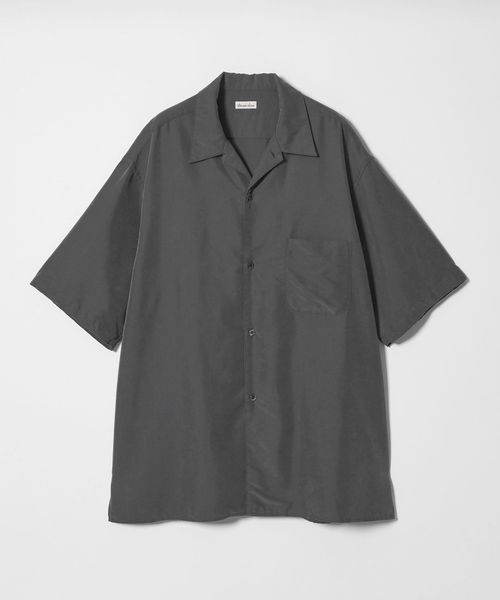 steven alan/＜Steven Alan＞ ドレープ オープンカラー ショートスリーブ シャツ BOX/シャツ / ブラウス