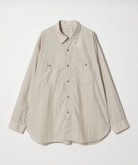 steven alan/＜Steven Alan エアリーナイロン レギュラーカラー シャツ LOOSE/シャツ / ブラウス