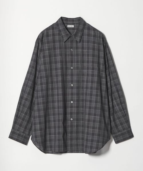 steven alan/＜Steven Alan＞ スラブ チェック レギュラーカラー シャツ LOOSE/シャツ / ブラウス