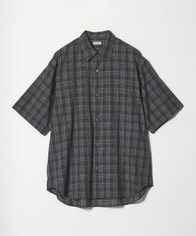 steven alan/＜Steven Alan＞ スラブ チェック レギュラーカラー ショートスリーブ シャツ/シャツ / ブラウス