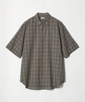 steven alan/＜Steven Alan＞ スラブ チェック レギュラーカラー ショートスリーブ シャツ/シャツ / ブラウス