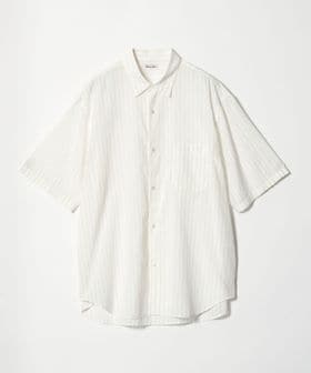 steven alan/＜Steven Alan＞ AKIHA ストライプ レギュラーカラー ショートスリーブ シャツ/シャツ / ブラウス