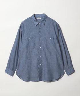 steven alan/＜Steven Alan＞ シアー デニム レギュラーカラー シャツ LOOSE/シャツ / ブラウス