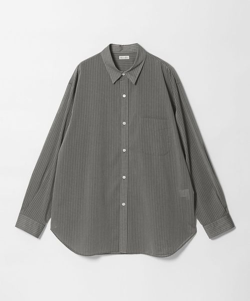steven alan/＜Steven Alan＞ 100 ガスボイル ストライプ レギュラーカラー シャツ LOOSE/シャツ / ブラウス