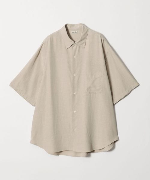 steven alan/＜Steven Alan＞ スラブ レギュラーカラー ショートスリーブ シャツ/シャツ / ブラウス
