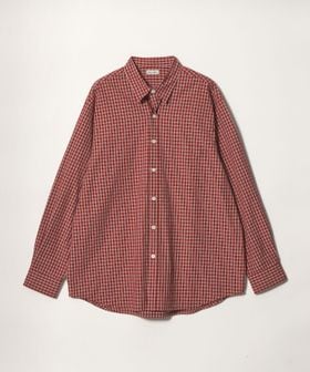 steven alan/＜Steven Alan＞ オーガニックコットン ミニチェック リバースシーム シャツ LOOSE/シャツ / ブラウス