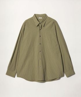 steven alan/＜Steven Alan＞ オーガニックコットン ミニチェック リバースシーム シャツ LOOSE/シャツ / ブラウス