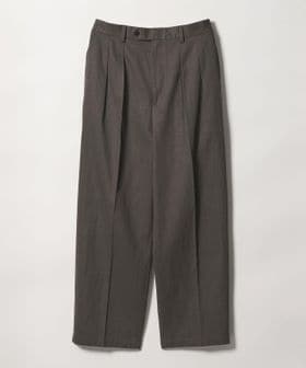 steven alan/＜Steven Alan＞ コットン/リネン イン ツープリーツ ドレス トラウザーズ ハーフイージー/スラックス
