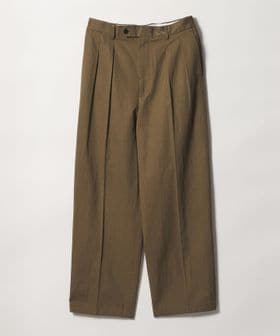 steven alan/＜Steven Alan＞ コットン/リネン イン ツープリーツ ドレス トラウザーズ ハーフイージー/スラックス