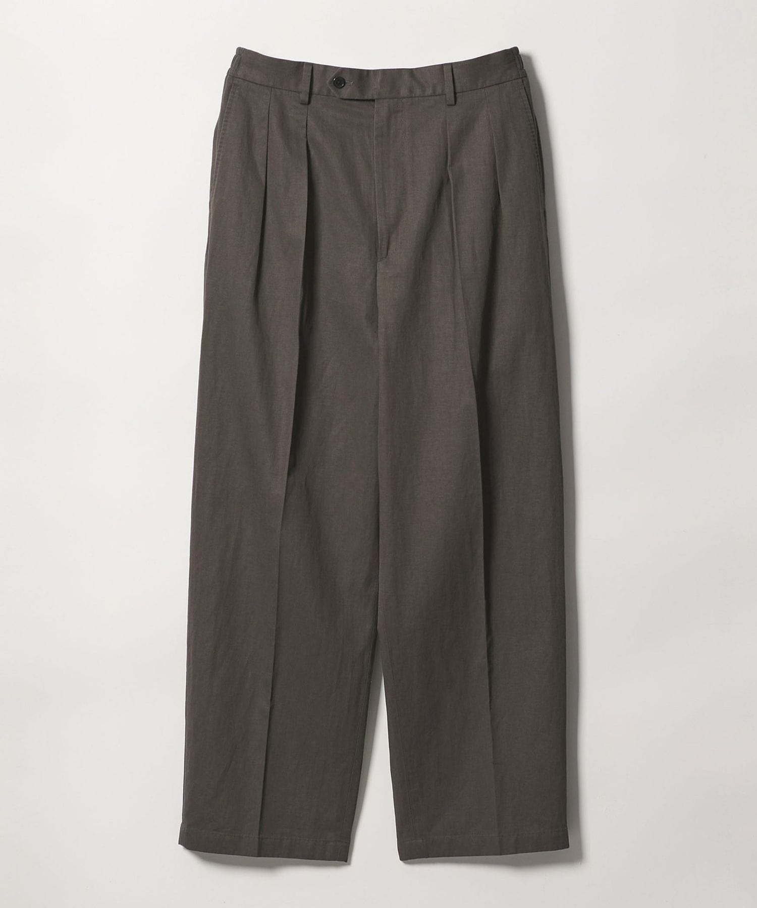 Steven Alan＞ コットン/リネン イン ツープリーツ ドレス トラウザー