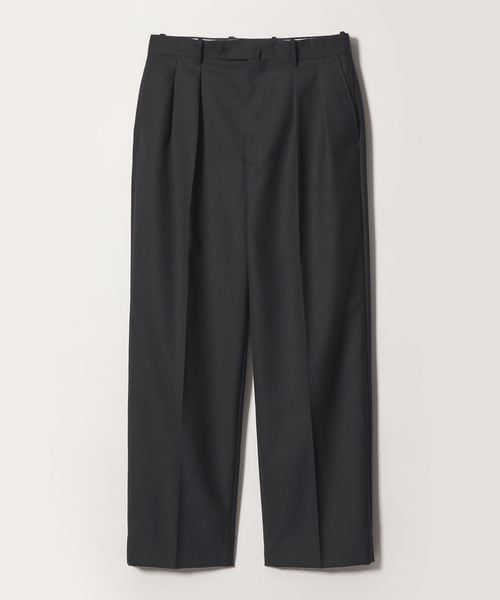 steven alan/＜Steven Alan＞ マットピケ イン ツープリーツ ドレス トラウザーズ II/スラックス