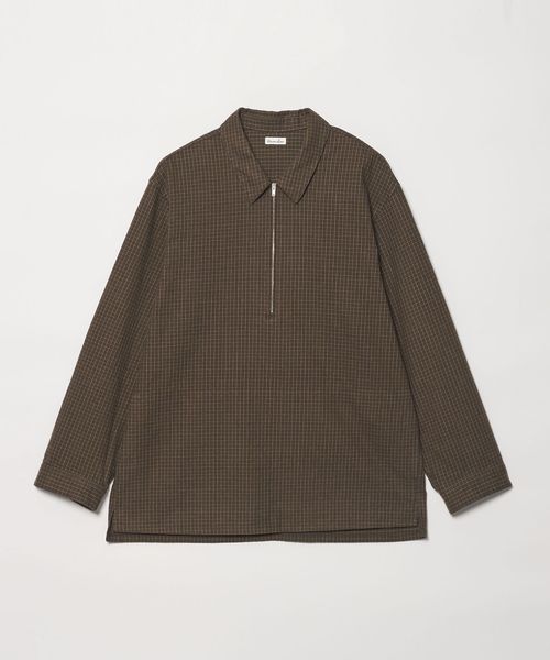steven alan/＜Steven Alan＞ コットンビエラ チェック ジップ プルオーバー/シャツ / ブラウス