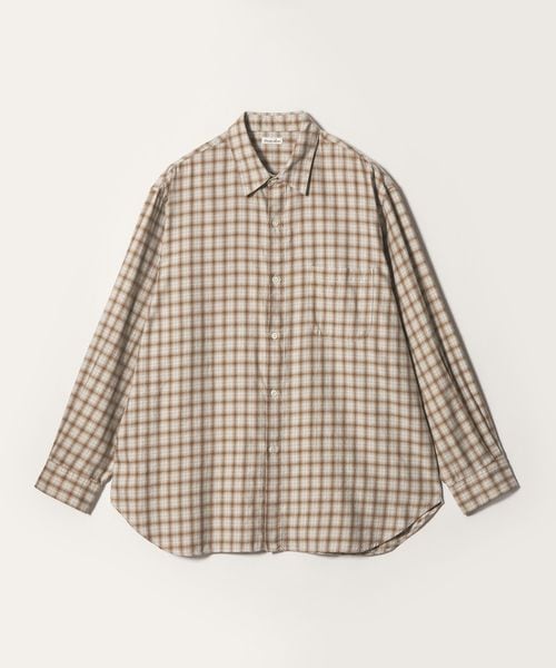 steven alan/＜Steven Alan＞ ネル オンブレチェック レギュラーカラー シャツ LOOSE/シャツ / ブラウス