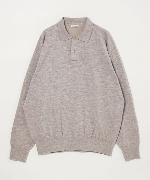 steven alan/＜Steven Alan＞ メランジ ウール オープン ニット 2B ポロシャツ/ニット / セーター