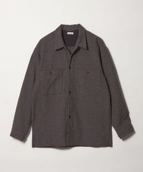 steven alan/＜Steven Alan＞ ウォッシュド ウール チェック オープンカラー オーバー シャツ/シャツ / ブラウス