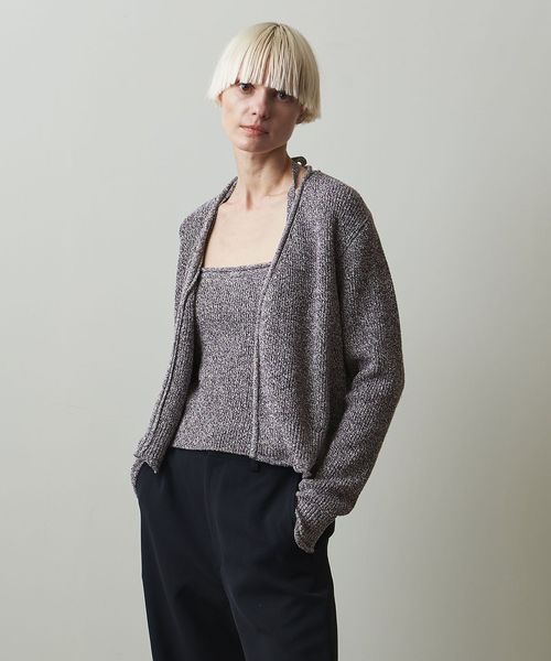 <Steven Alan>SILK COTTON SHORT CARDIGAN/カーディガン