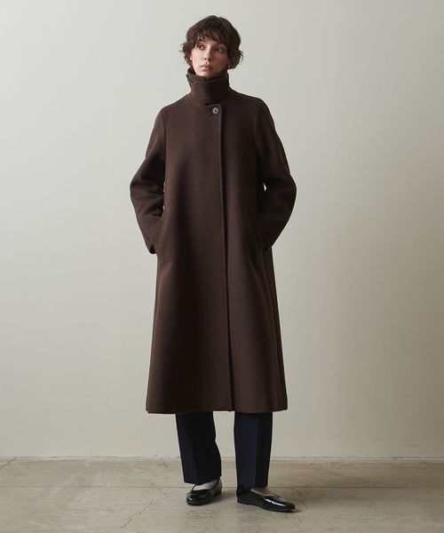 u003cSteven Alan\u003e Wool Beaver Tent Coat - ロングコート