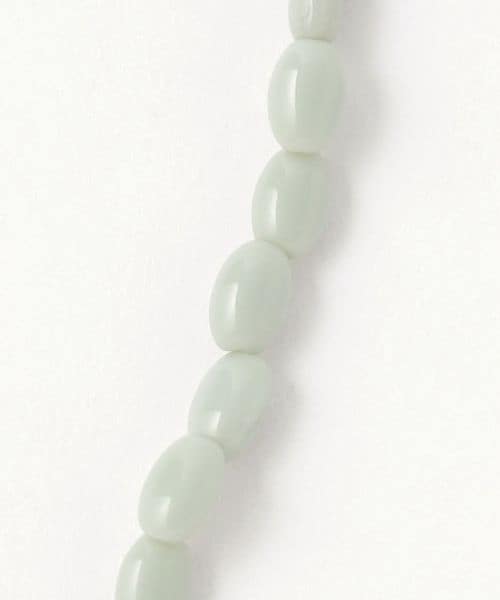 TOILE＞GLASS BEADS NECKLACE LT.GRAY/ネックレス
