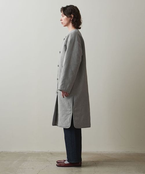 Steven Alan ロングコート　ユナイテッドアローズ Steven Alan＞チェック ステンカラーコート