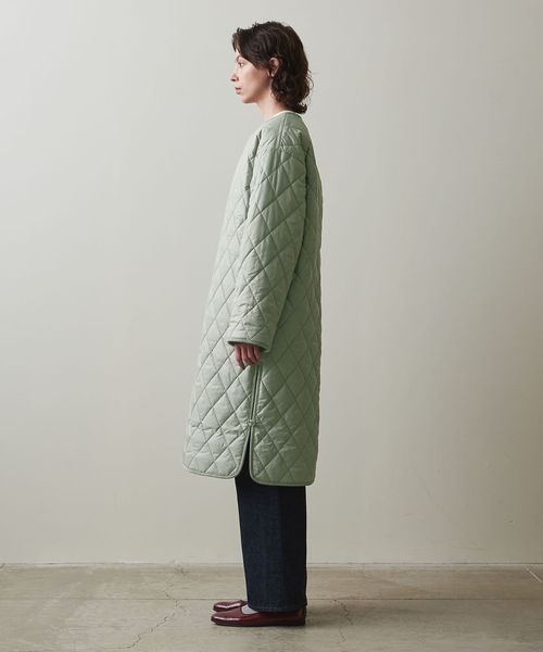 Steven Alan ロングコート　ユナイテッドアローズ Steven Alan＞チェック ステンカラーコート