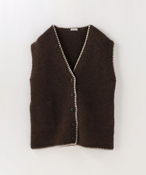 Steven Alan ウールカシミアハイネックベスト Steven Alan＞ ウール カット ドライバーズ ベスト